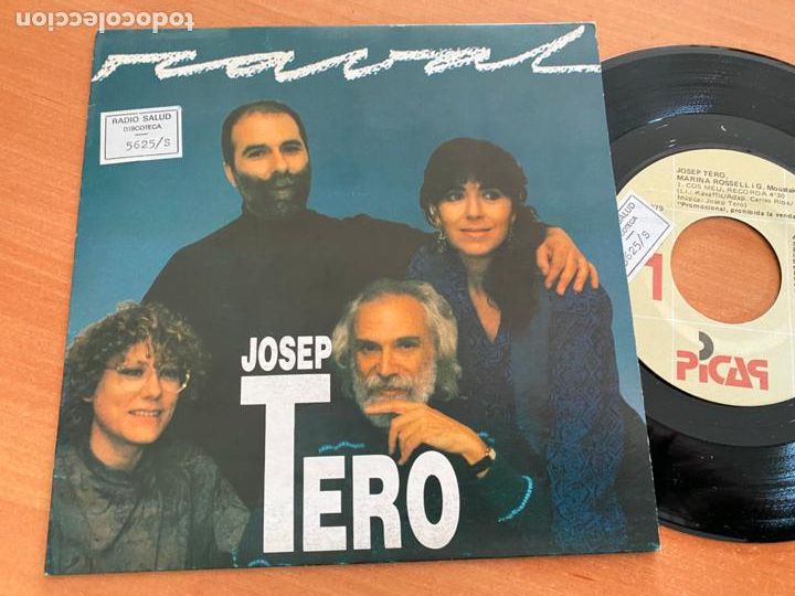 Disques de vinyle: JOSEP TERO MARINA ROSSEL MOUSTAKI) SINGLE PROMO 1990 (EPI22)