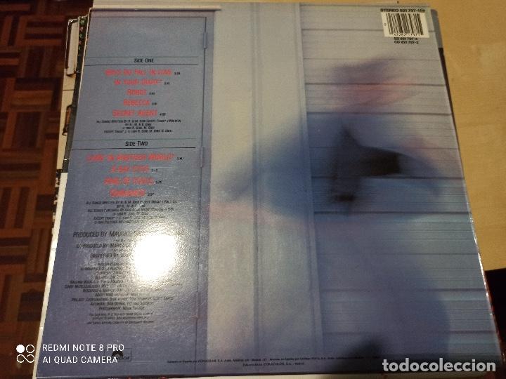 Discos de vinilo: ROBIN GIBB - SECRET AGENT LP POLYDOR 84 SYNTH POP - Foto 2
