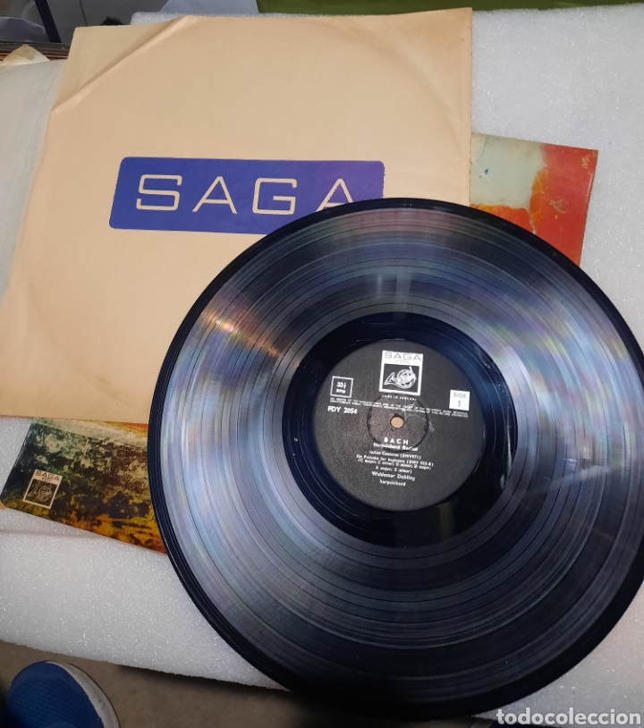 Discos de vinilo: Bach - Waldemar D&ouml;hling. SAGA - Foto 3