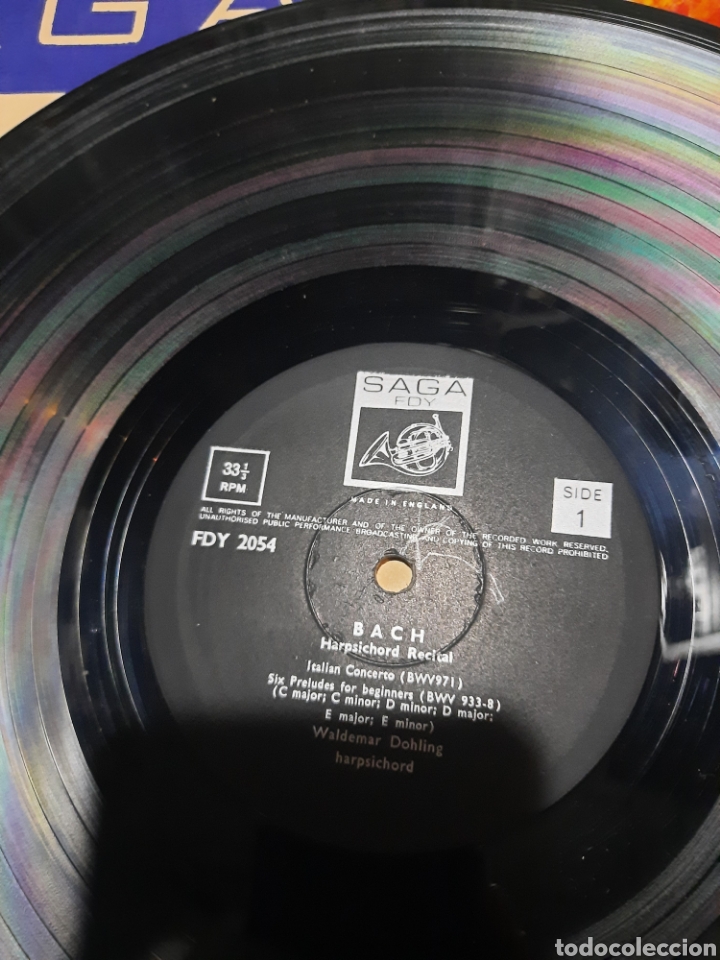 Discos de vinilo: Bach - Waldemar D&ouml;hling. SAGA - Foto 4