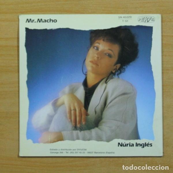 Discos de vinilo: NURIA INGLES - MR. MACHO - SINGLE - Foto 3