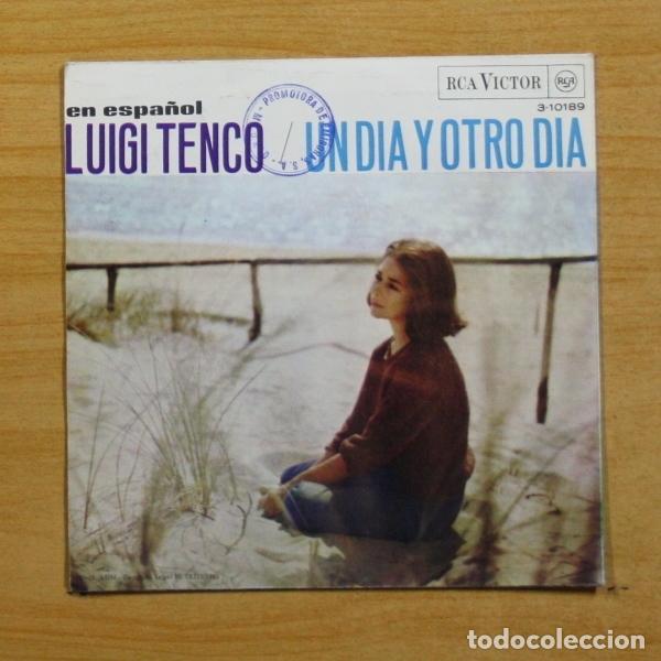 Discos de vinilo: LUIGI TENCO - LEJANO, LEJANO - SINGLE - Foto 3