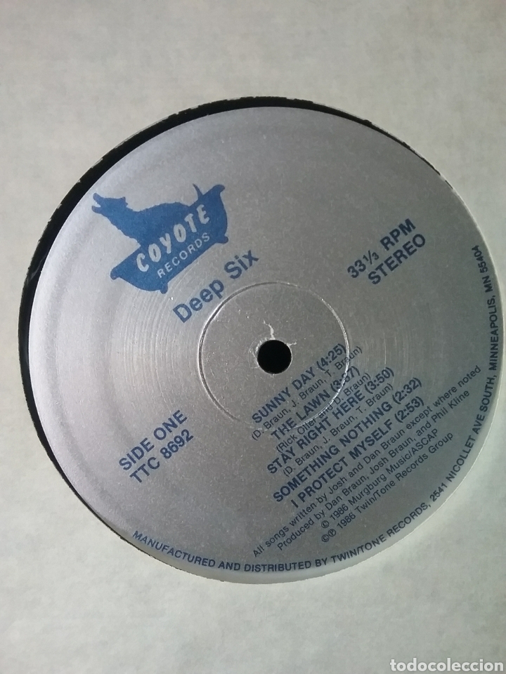 Discos de vinilo: DEEP SIX 1986 Coyote Records - Foto 3