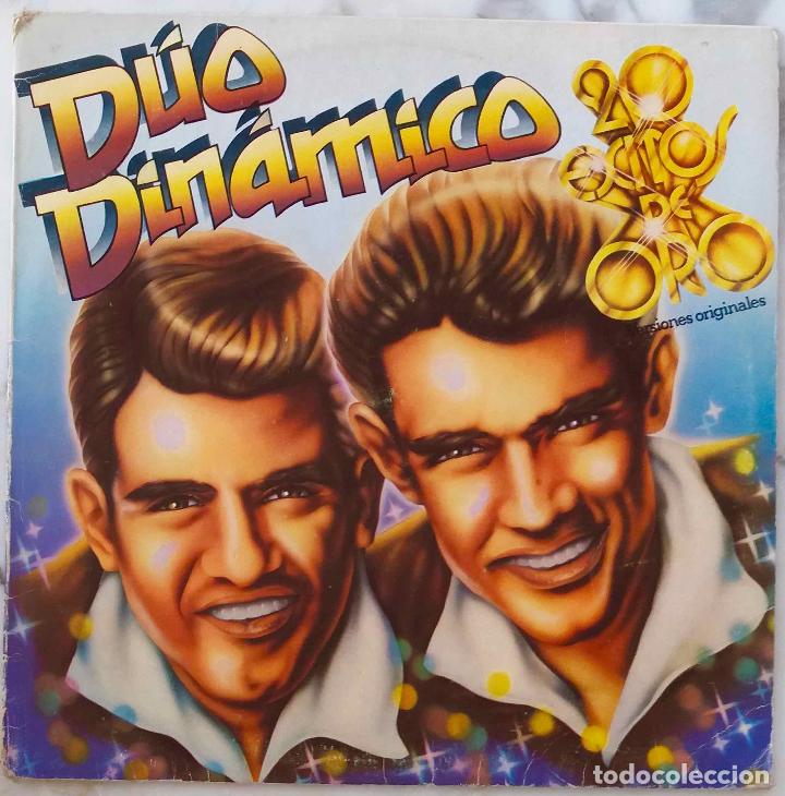 Discos de vinilo: D&Uacute;O DIN&Aacute;MICO, 20 &Eacute;XITOS DE ORO VERSIONES ORIGINALES. LP CON FUNDA INTERIOR LETRAS - Foto 1