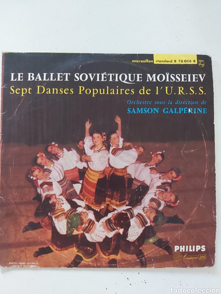 Discos de vinilo: MOISSEIEV. BALLET SOVI&Eacute;TICO. - Foto 1