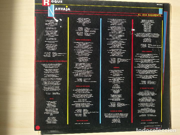 Discos de vinilo: Roque Narvaja Al d&iacute;a siguiente EMI 1984 IMPECABLE - Foto 4
