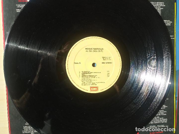 Discos de vinilo: Roque Narvaja Al d&iacute;a siguiente EMI 1984 IMPECABLE - Foto 6