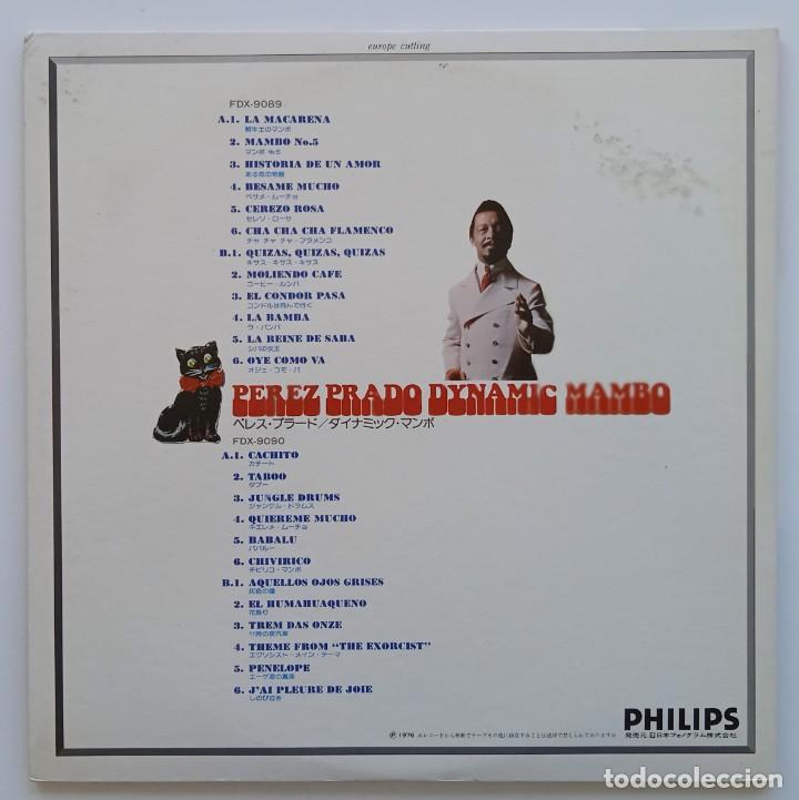 Discos de vinilo: Perez Prado - Dynamic Mambo, 2 LPs, Japan 1976 Philips - Foto 2