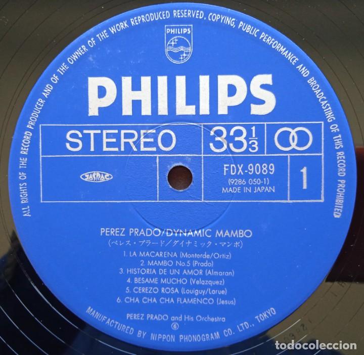 Discos de vinilo: Perez Prado - Dynamic Mambo, 2 LPs, Japan 1976 Philips - Foto 4