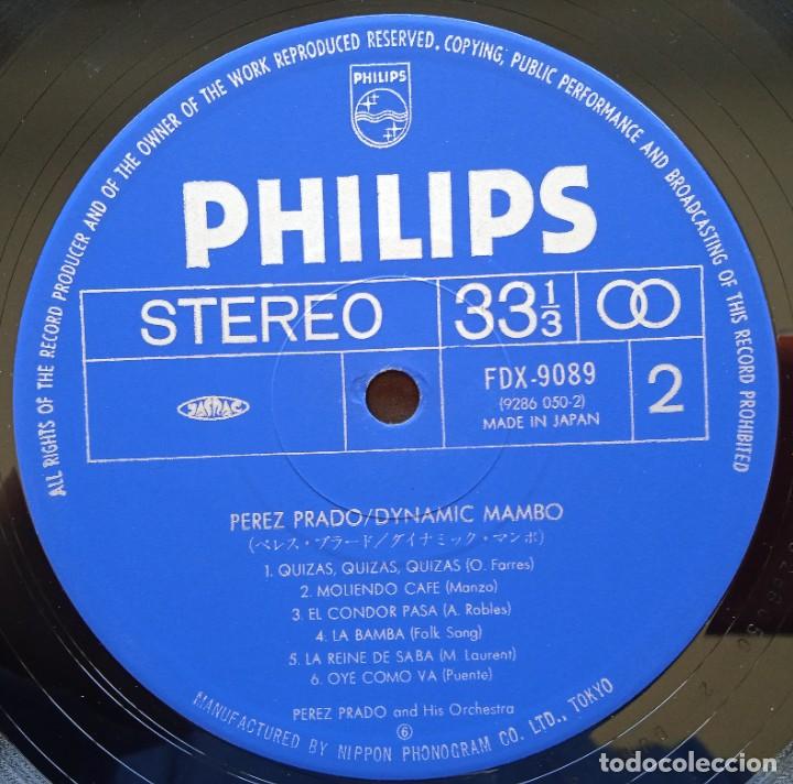 Discos de vinilo: Perez Prado - Dynamic Mambo, 2 LPs, Japan 1976 Philips - Foto 5
