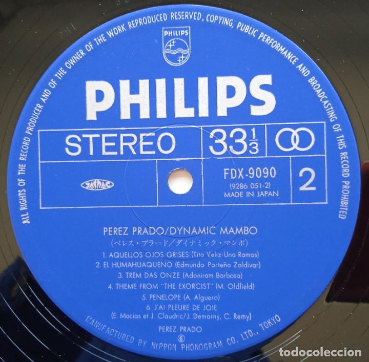 Discos de vinilo: Perez Prado - Dynamic Mambo, 2 LPs, Japan 1976 Philips - Foto 7
