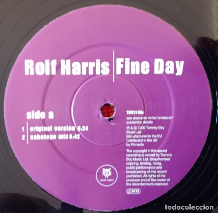 Discos de vinilo: ROLF HARRIS ** Fine Day ** 2000 MAXI SINGLE VINILO UK - Foto 3