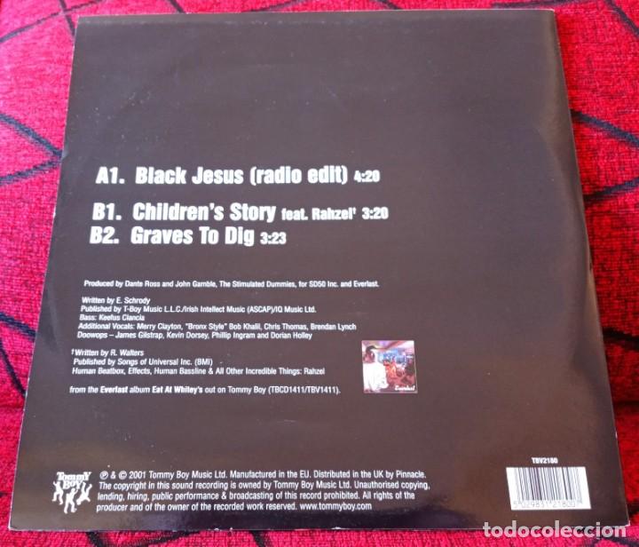 Discos de vinilo: EVERLAST ** Black Jesus ** ORIGINAL 2001 MAXI SINGLE VINILO - Foto 2
