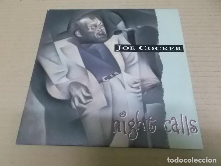 Discos de vinilo: JOE COCKER (SINGLE) NIGHT CALLS A&Ntilde;O 1991 - Foto 1