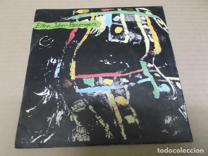 Discos de vinilo: ELTON JOHN (SINGLE) PASSENGERS A&Ntilde;O 1984 - Foto 1