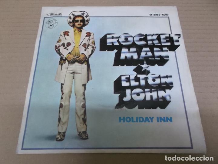 Discos de vinilo: ELTON JOHN (SINGLE) ROCKET MAN A&Ntilde;O 1972 - Foto 1