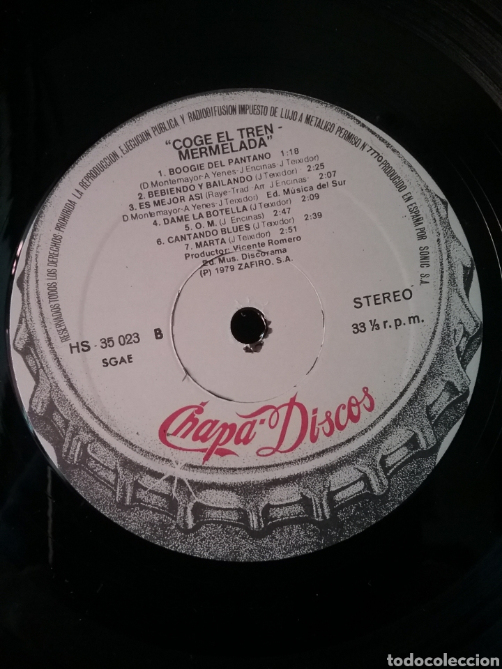 Discos de vinilo: MERMELADA 1979 Chapa Discos - Foto 4