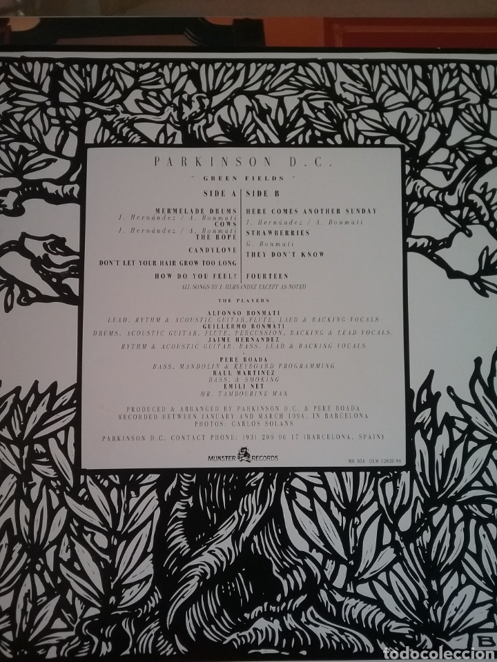 Discos de vinilo: Parkinson D.C. 1994 Munster Records - Foto 3