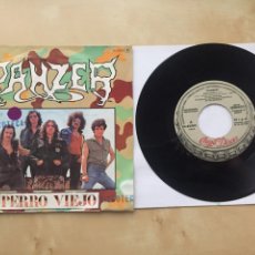 Discos de vinilo: PANZER - PERRO VIEJO / AL PIE DEL CAÑÓN - SINGLE RADIO 7” - 1982 CHAPA DISCOS. Lote 250160665