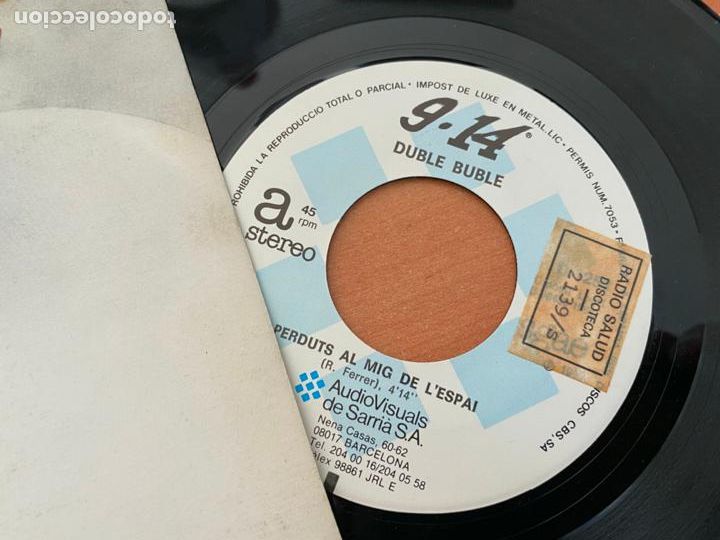 Discos de vinilo: DUBLE BUBLE (PERDUTS AL MIG DEL ESPAI) SINGLE ESPA&Ntilde;A 1985 (EPI22) - Foto 2