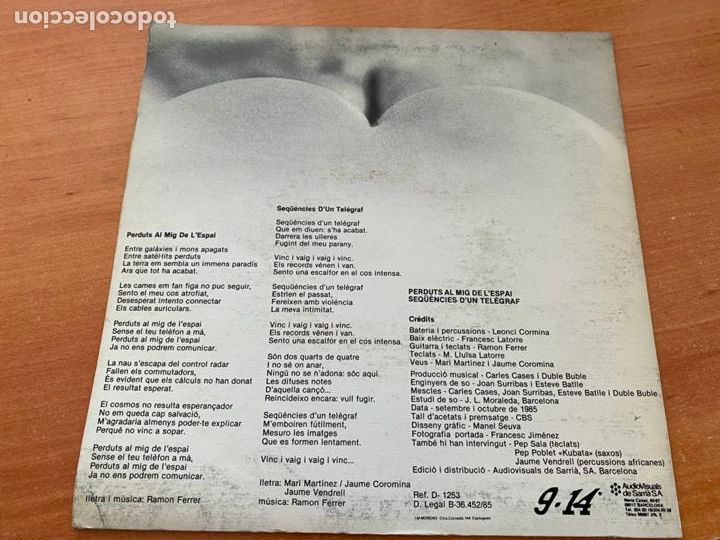Discos de vinilo: DUBLE BUBLE (PERDUTS AL MIG DEL ESPAI) SINGLE ESPA&Ntilde;A 1985 (EPI22) - Foto 3
