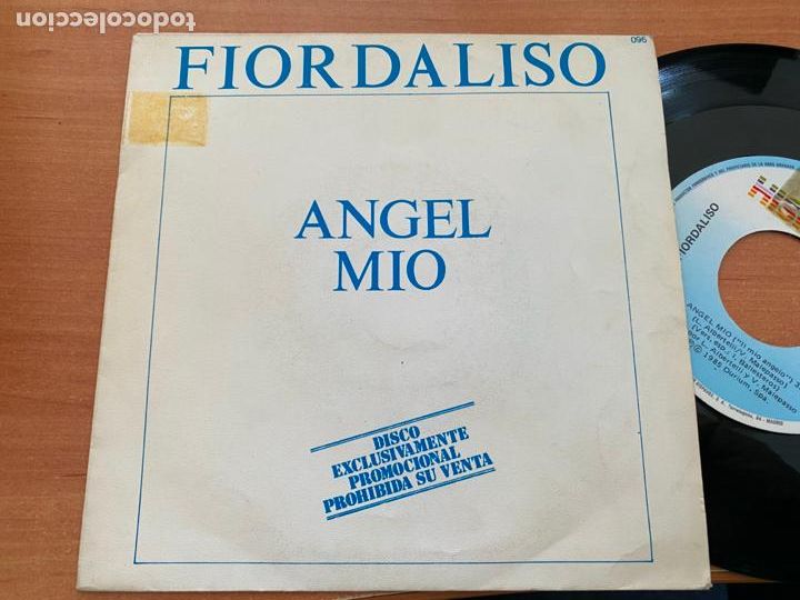 Discos de vinilo: FIORDALISO (ANGEL MIO) SINGLE ESPA&Ntilde;A 1985 PROMO (EPI22)