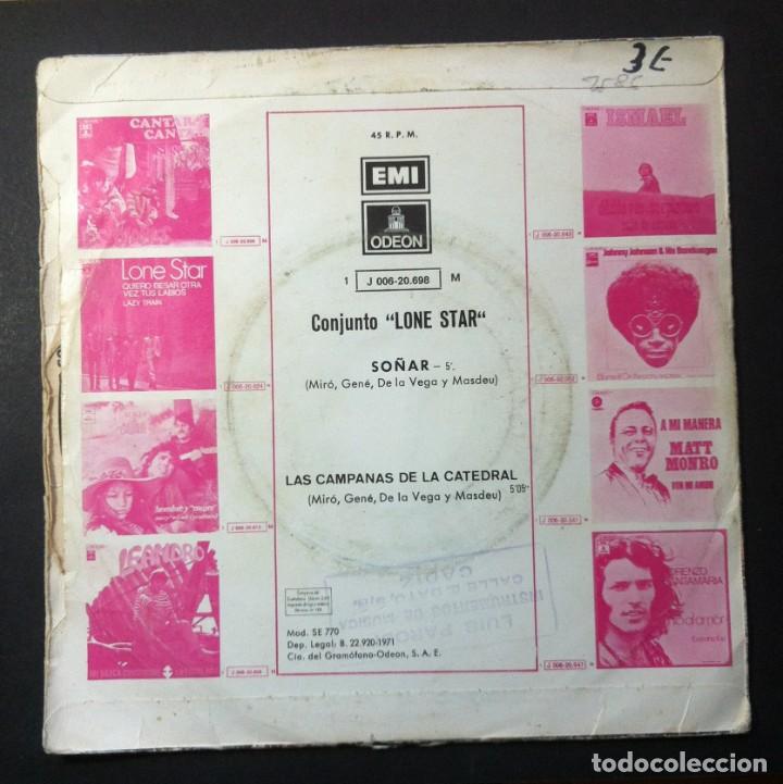 Discos de vinilo: LONE STAR - So&ntilde;ar / Las Campanas De La Catedral - SINGLE 1971 - ODEON - Foto 2