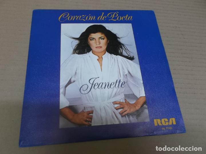 Discos de vinilo: JEANETTE (SINGLE) CORAZON DE POETA A&Ntilde;O 1981 - Foto 1