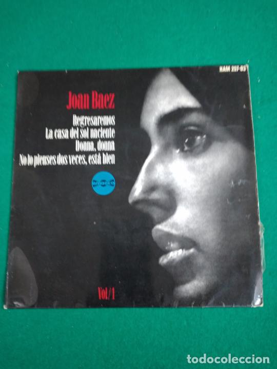 Discos de vinilo: JOAN BAEZ REGRESAREMOS + 3. EP HISPAVOX. - Foto 1