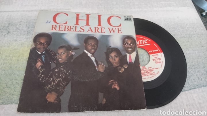 Discos de vinilo: Chic Rebels Are We Single 1980 Atlantic - Foto 1