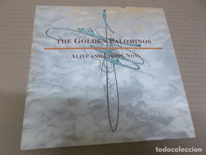 Disques de vinyle: THE GOLDEN PALOMINOS (SN) ALIVE AND LIVING NOW A&Ntilde;O 1991 - EDICION PROMOCIONAL