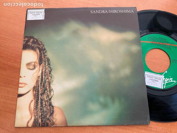 Discos de vinilo: SANDRA (HIROSHIMA) SINGLE 1990 PROMO (EPI22) - Foto 1