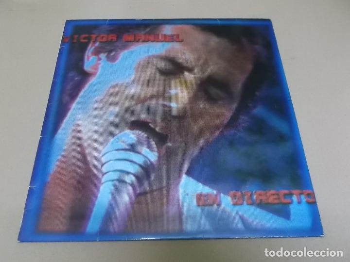 Discos de vinilo: VICTOR MANUEL (LP) EN DIRECTO A&Ntilde;O 1985 - Foto 1