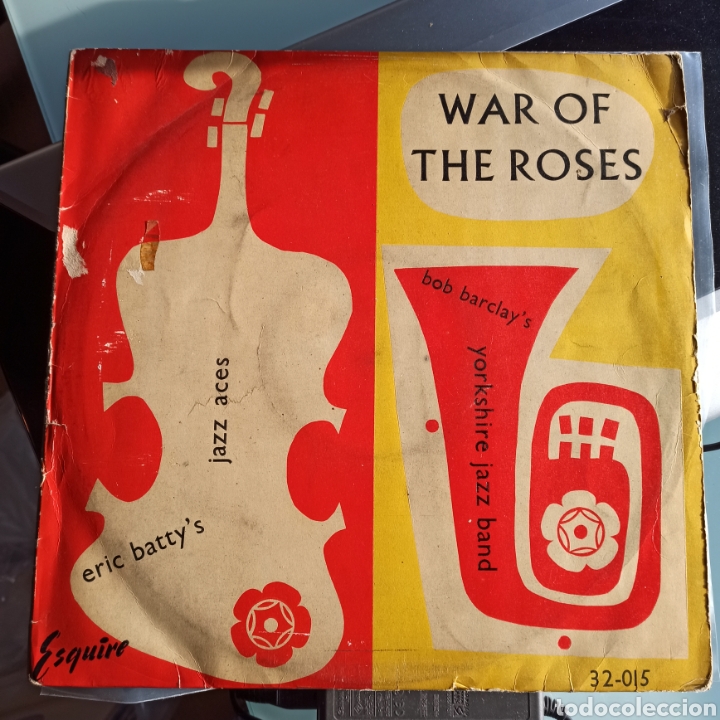 Dischi in vinile: Eric Batty's Jazz Aces And Bob Barclay's Yorkshire Jazz Band - War Of The Roses (Esquire, UK,1956)
