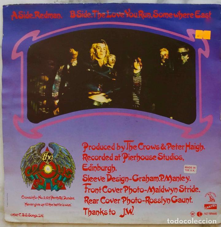 Discos de vinilo: THE CROWS. RED MAN. MAXI SINGLE UK 3 TEMAS - Foto 2