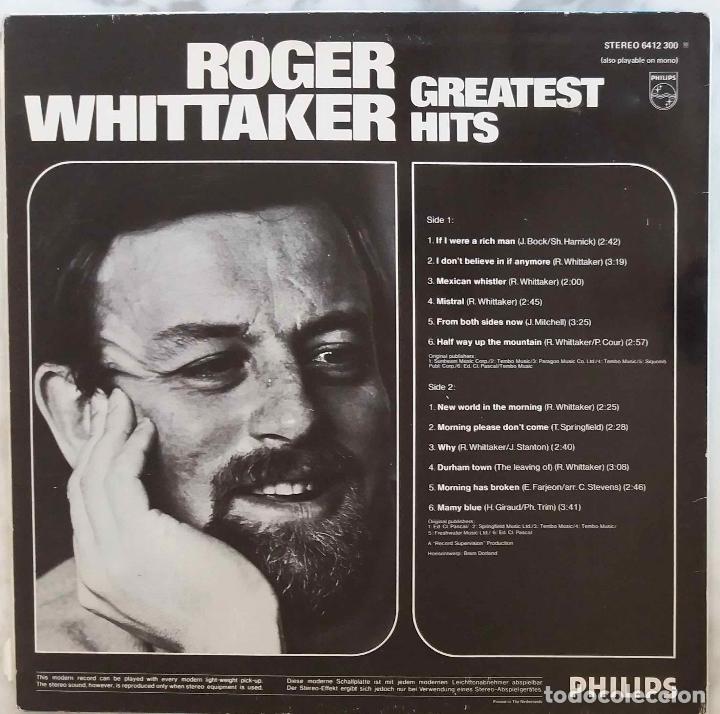 Discos de vinilo: ROGER WHITTAKER, GREATEST HITS. LP HOLANDA - Foto 2