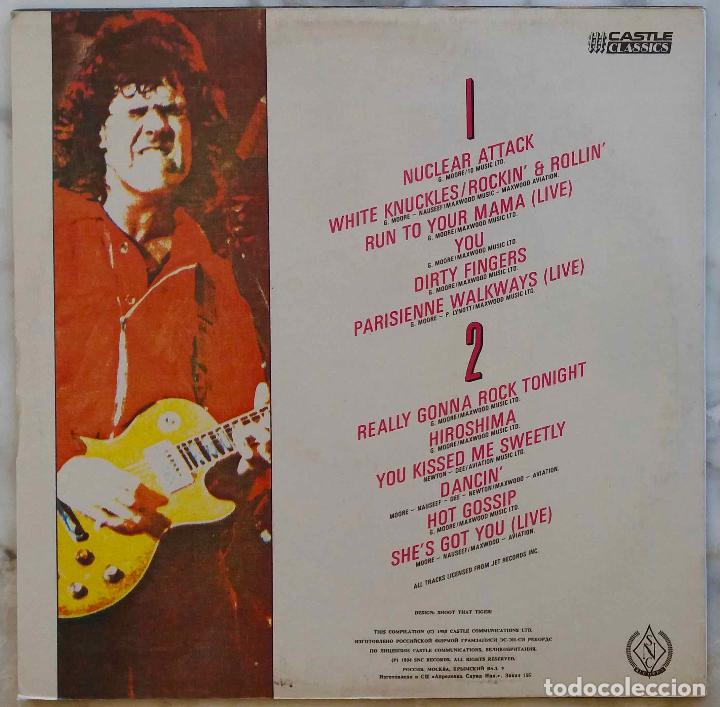 Discos de vinilo: GARY MOORE (THIN LIZZY), WHITE KNUCLES. LP RUSIA A&Ntilde;O 1985 - Foto 2
