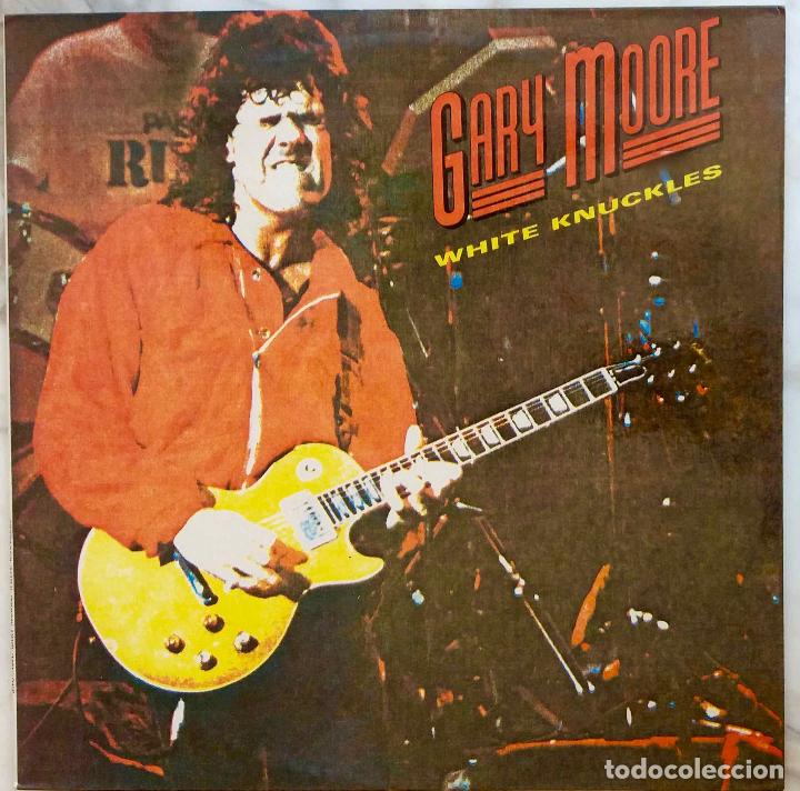 Discos de vinilo: GARY MOORE (THIN LIZZY), WHITE KNUCLES. LP RUSIA A&Ntilde;O 1985 - Foto 1