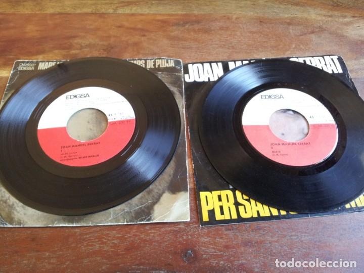 Discos de vinilo: joan manuel serrat - per sant joan, mare lola - 2 singles original edigsa 1968/69 - Foto 5 - 251258775