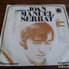 Discos de vinilo: JOAN MANUEL SERRAT - PENELOPE, TIEMPO DE LLUVIA - SINGLE ORIGINAL NOVOLA 1969. Lote 251259130