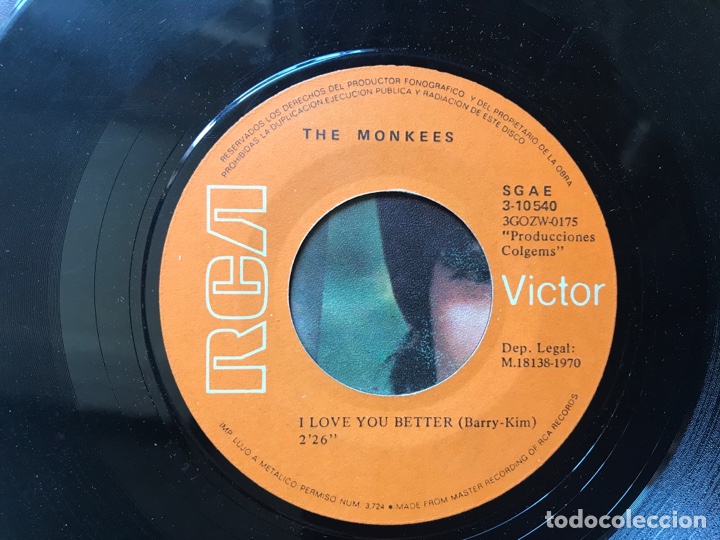 Discos de vinilo: The Monkeys. Oh my my - Foto 3