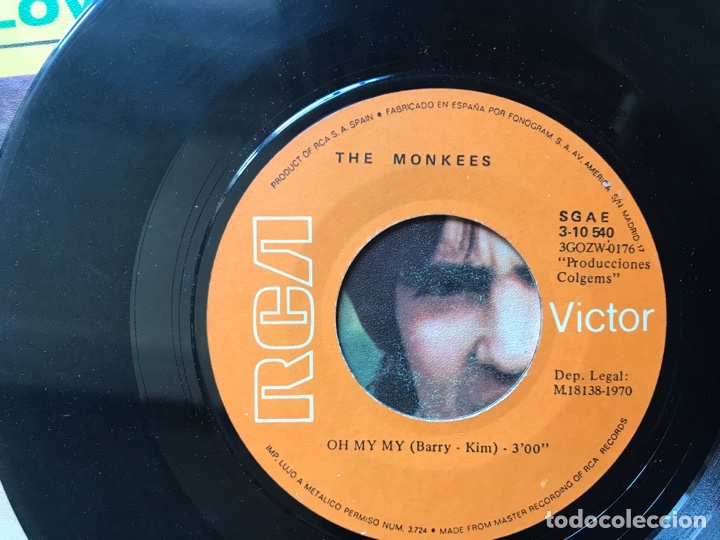 Discos de vinilo: The Monkeys. Oh my my - Foto 4