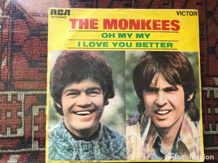 Discos de vinilo: The Monkeys. Oh my my - Foto 1