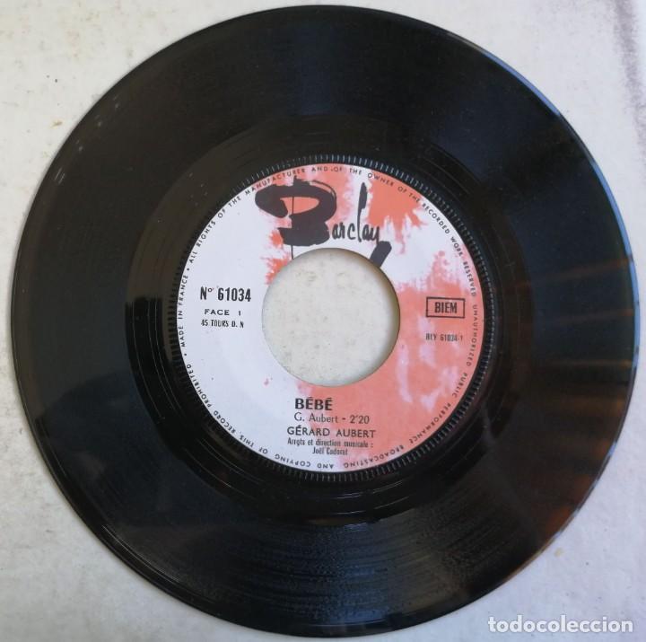 Discos de vinilo: G&eacute;rard Aubert, B&eacute;b&eacute;, Barclay 61034 - Foto 3