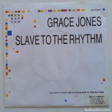 Discos de vinilo: GRACE JONES ‎– SLAVE TO THE RHYTHM / G.I. BLUES HOLANDA,1985 MANHATTAN RECORDS