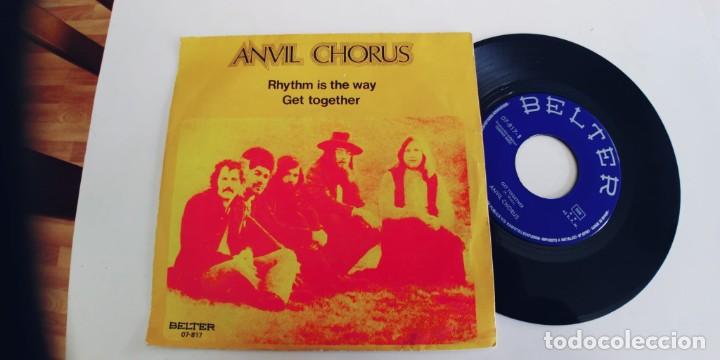 Discos de vinilo: ANVIL CHORUS-SINGLE RHYTHM IS THE WAY - Foto 1