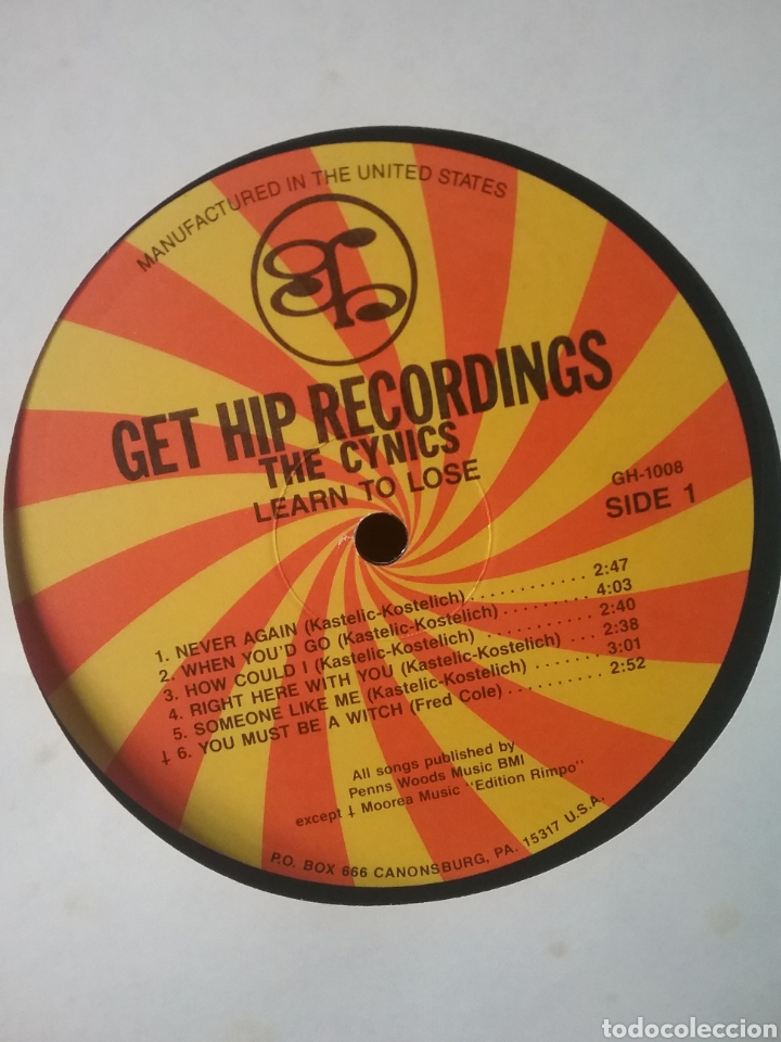 Discos de vinilo: The CYNICS 1993 Get Hip Recording - Foto 4