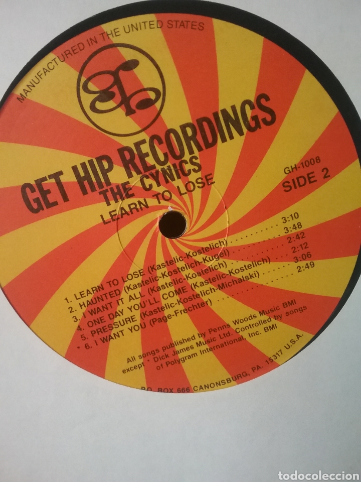 Discos de vinilo: The CYNICS 1993 Get Hip Recording - Foto 5