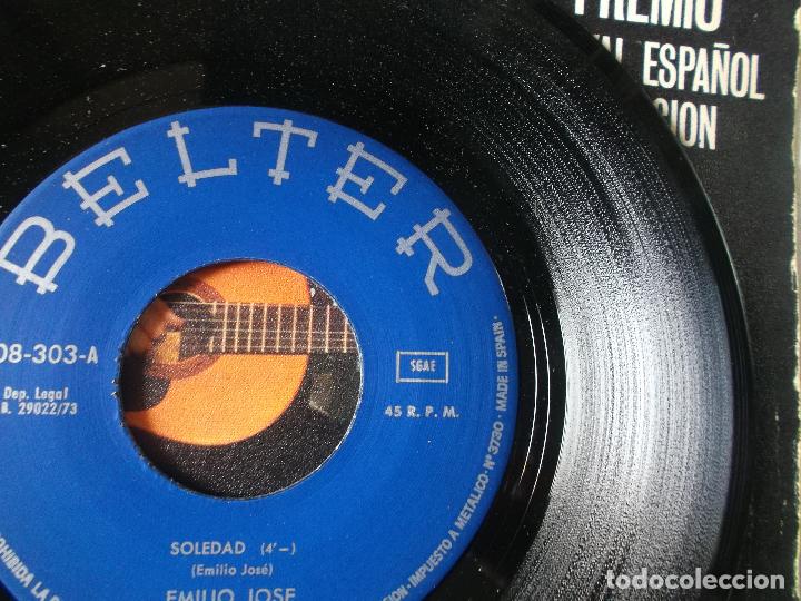 Discos de vinilo: EMILIO JOS&Eacute;. SOLEDAD. BELTER 08.303 - Foto 2