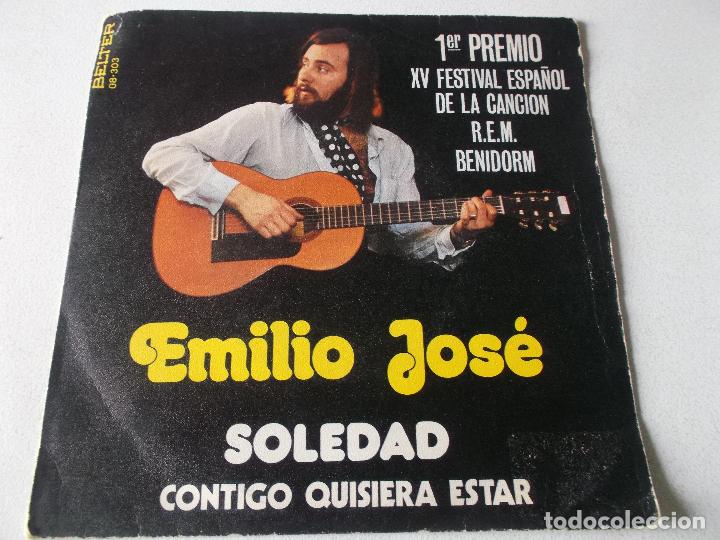 Discos de vinilo: EMILIO JOS&Eacute;. SOLEDAD. BELTER 08.303 - Foto 1